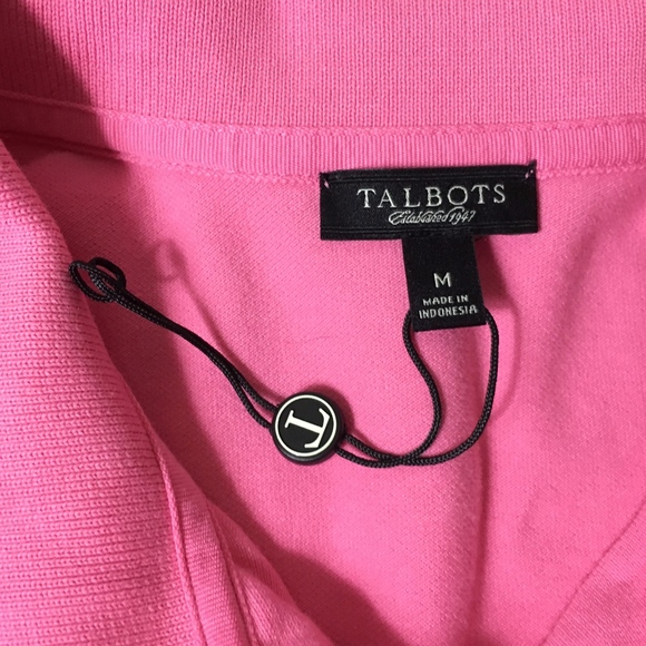 NWOT - NEW Talbots Polo Style Ruffle Front Dress - Picture 2 of 7